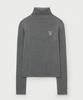 Seteo (W) 2-Way High-Neck Knit Grey