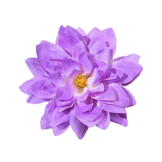 Látková květinová hlava pro řemesla Falešný hedvábný umělý květ hlavy jiřiny pro svatební párty Domácí dekorace na klobouk DIY věnec Scrapbooking