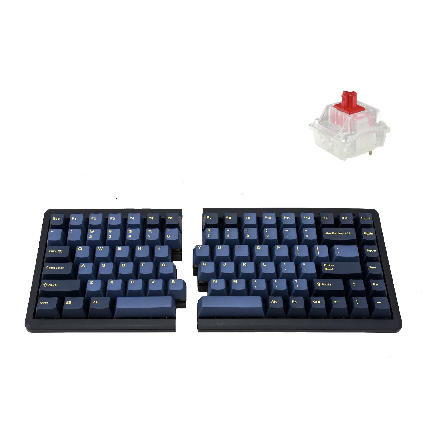 

BAROCCO MiSTEL MD770 RGB BT (English LayoutRed Axis) Separate Keyboard Wired USBWireless Bluetooth 75% 85 Keys PBT Yellow Double Shot MX Cherry