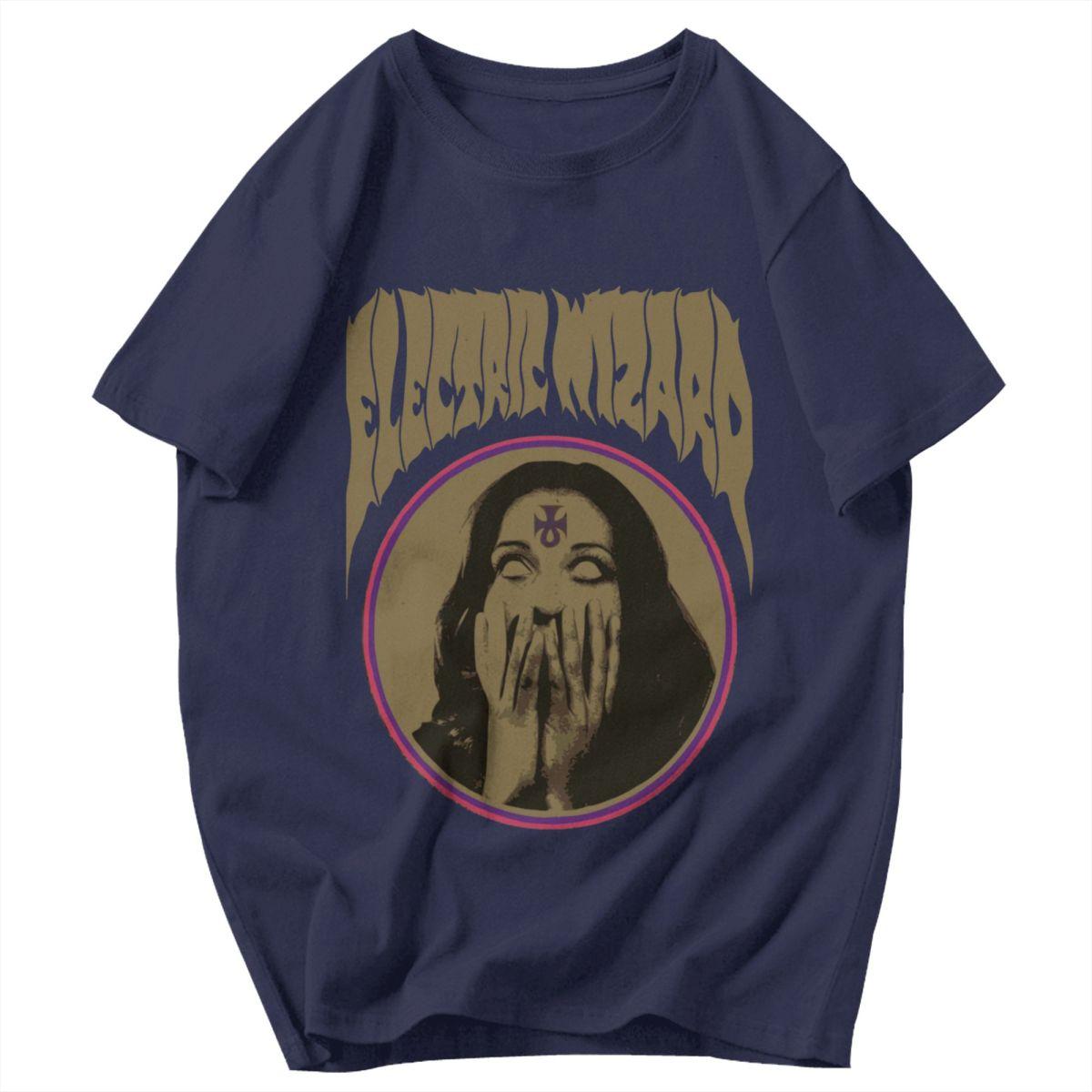 

Men T Shirt Electric Wizard Trendy Pops Y2K Graphic Crewneck Unisex Clothing T Shirts 4XL