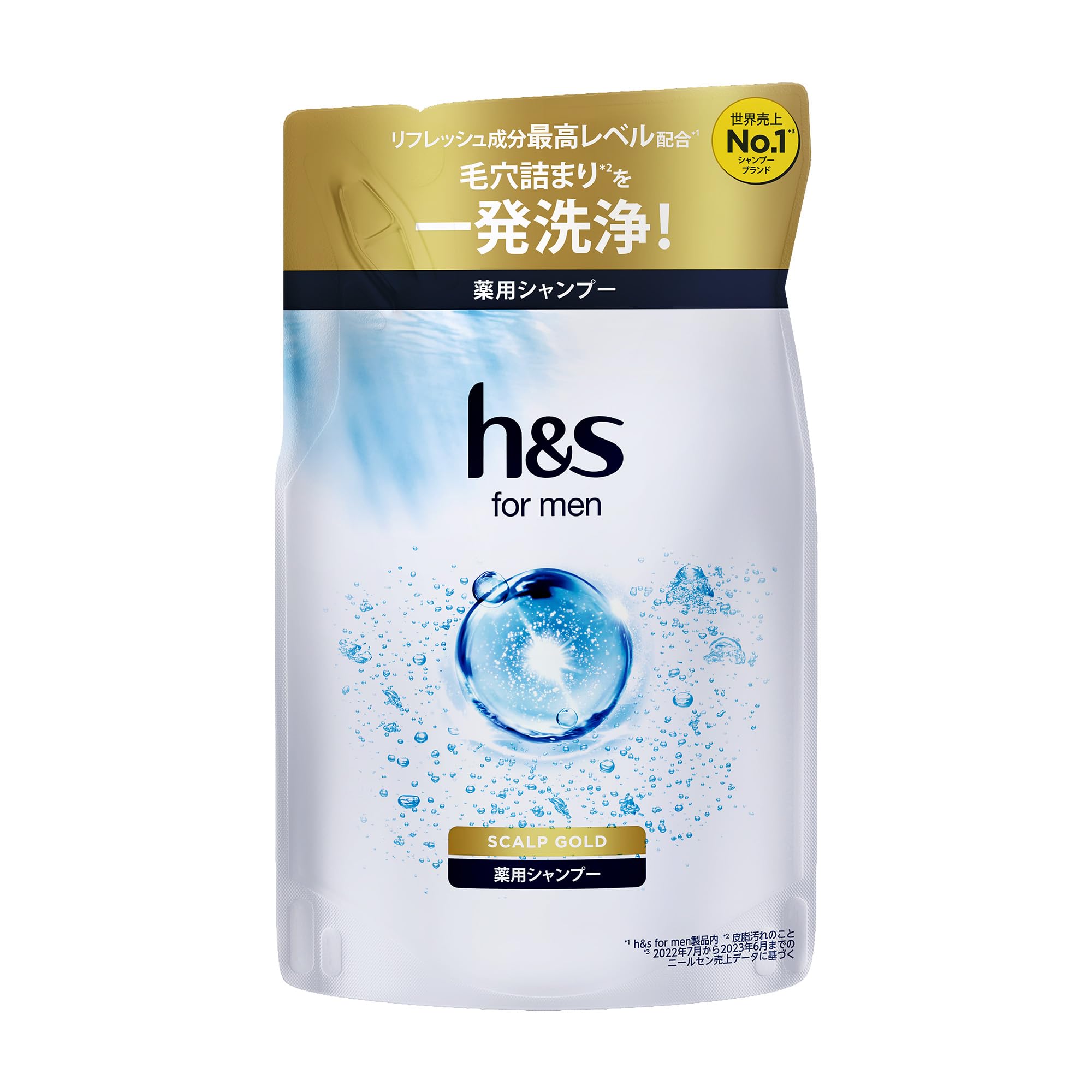 

for men Scalp Gold Shampoo Refill h&s (300mL)