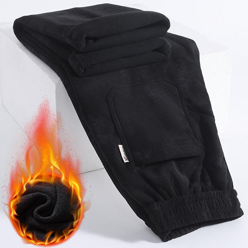 Autumn and Winter Large Size Loose Sweatpants Dirty Pants Men's Tie-dye Wide-leg Pants