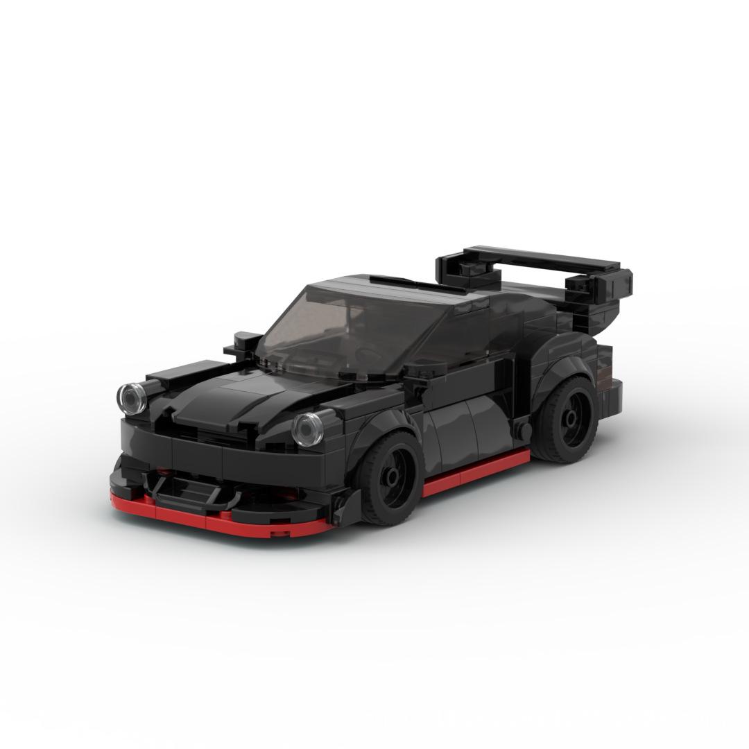 

Custom Speed 8-Stud Car Model Compatible with Lego Porsche 911 RWB Lowrider