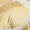 Modern Geometric Gold Bronzing Plants Leaves Cushion Cover Super Quality Polyester Pillow Cover Decorative Pillow for Sofa Chair