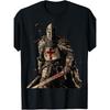 MenGifts for MenS Plus Size Knight Warrior Graphic TBirthday Gift for HimShirt Birthday Gift for Him CottonMens Tee Casual Street StyleMens Tee Short