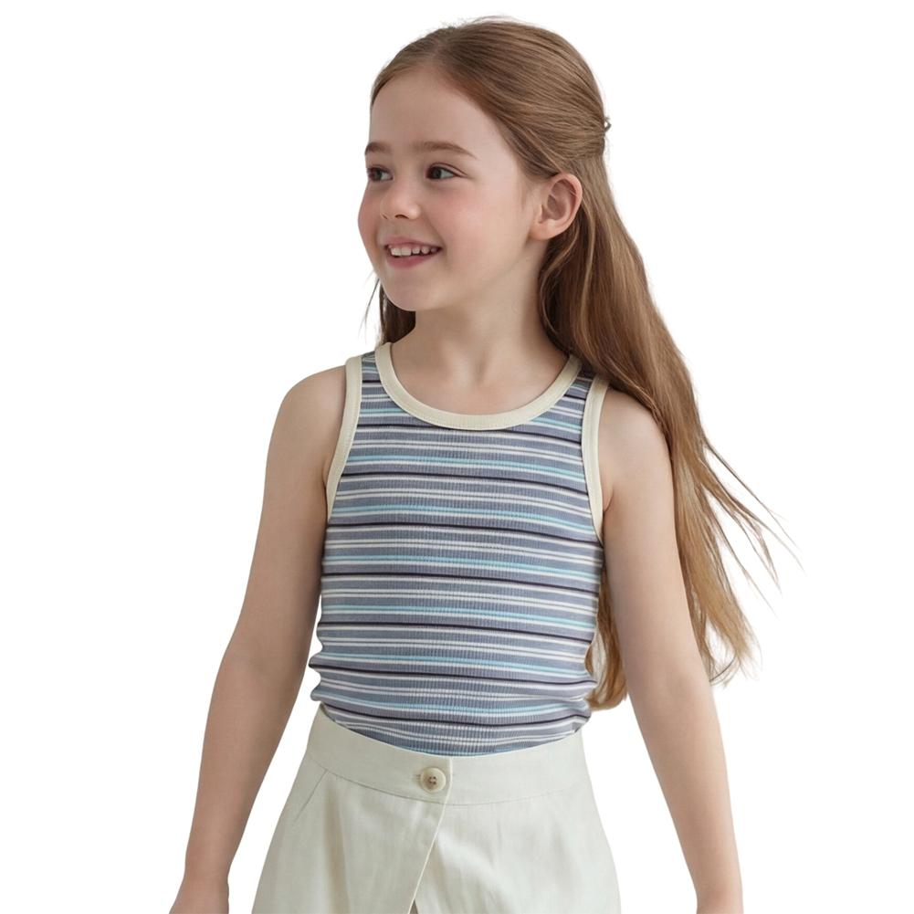 

Girls Striped Tank Top Summer Base Layer 110