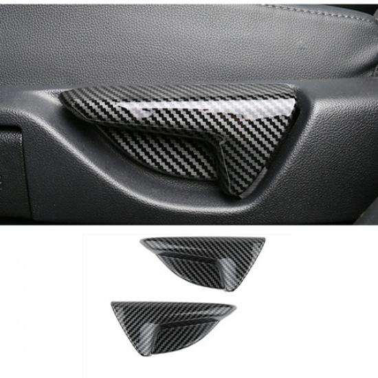 For Toyota - Highlander Rear Seat Adjust Switch Button Cover Trim 2pcs