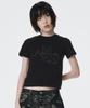 AMES-WORLDWIDE Ames Applique Tee Black