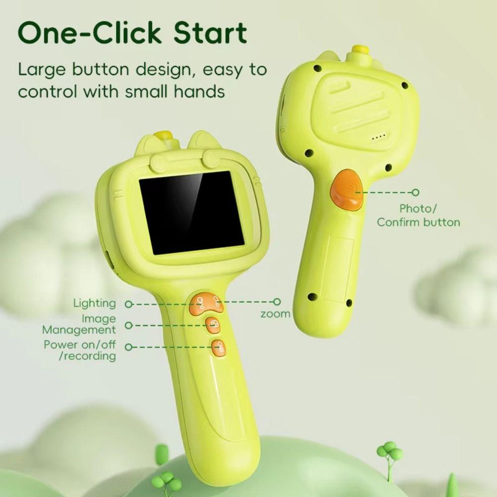 1080p HD Probe Kid Endoscope Camera 2.4-inch Display Handheld Endoscope Educational Teaching