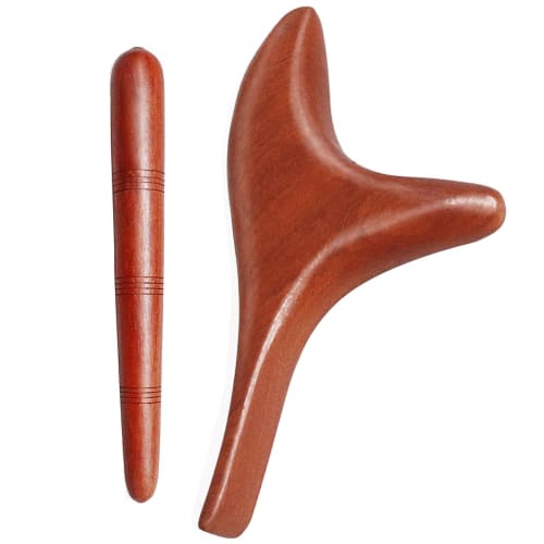 

LUYING Pear Tree Acupressure Massage Bar, Natural Wood, Easy to Press, Suitable for the Whole Body, Improves Wrinkles, Promotes Blood Circulation, Rel