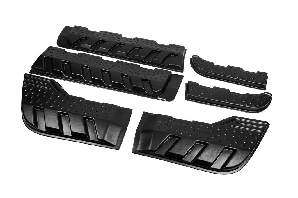 EuroCap Door Molding (6 Pcs, ABS) for Fiat Fullback 2016-