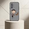 M-Mr. Bean Phone Case For Samsung S25,24,21,22,23,30,Ultra,20,Plus,Fe,Lite,Note Soft Black Cover