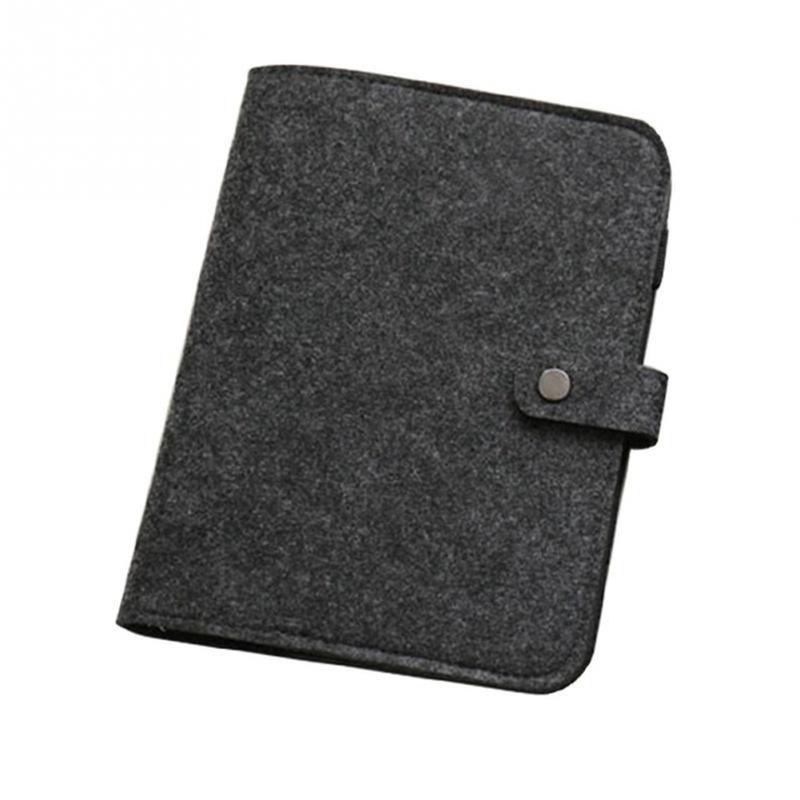 A5 A6 Spirála Cestovní deník Obal na notebook Plsť 6 otvorů Vintage Diář Plánovač DIY Pořadatel Škola O