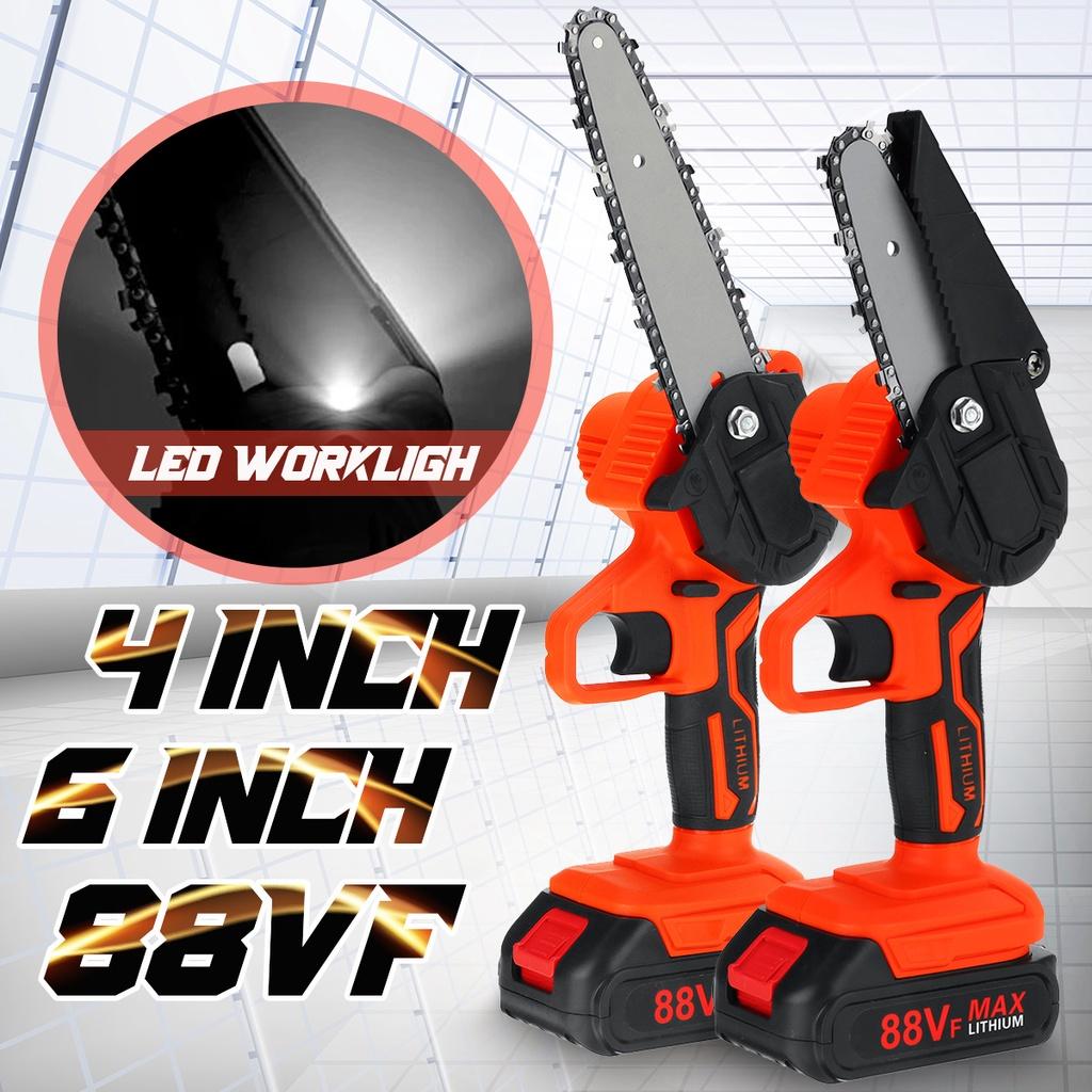 NEW 2000W 4/6Inch Mini Removable Pruning Electric Chainsaw With 10000mAh Battery One-Hand Electric Saw Logging Cutter