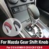 Automatic Car Gearbox Handles Gear Shift Knob Stick Lever Head For Mazda 3 5 6 8 Cx5 CX-5 Cx7 CX-7 CX-9
