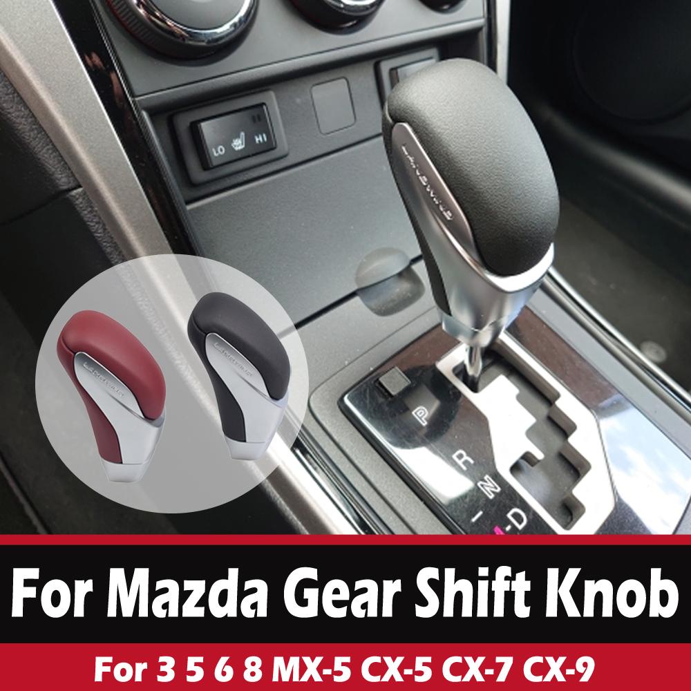 Automatic Car Gearbox Handles Gear Shift Knob Stick Lever Head For Mazda 3 5 6 8 Cx5 CX-5 Cx7 CX-7 CX-9