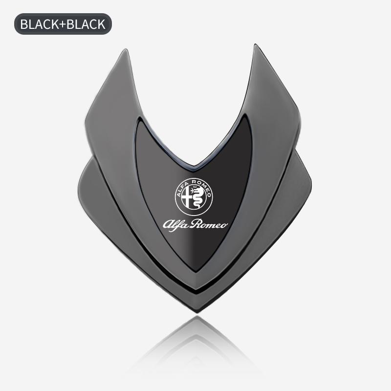 VKD2 Car Metal Shield Design Badge Emblem Sticker For Alfa Romeo STELVIO Giulia 159 Giulietta 147 Mito 156 MTO Sportiva Accessories