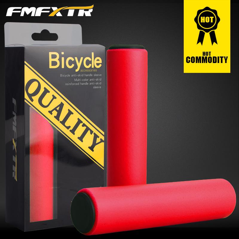 1Pair Bicycle Handlebar Grips Cover Outdoor MTB Mountain Bike Cycling Bicycle Silicone Anti-slip Handlebar Soft Grips