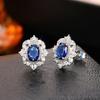 CAOSHI Brilliant Cubic Zirconia Jewelry Gorgeous Women Stud Earrings Classic Bridal Wedding Ear Accessories for Daily Wearable