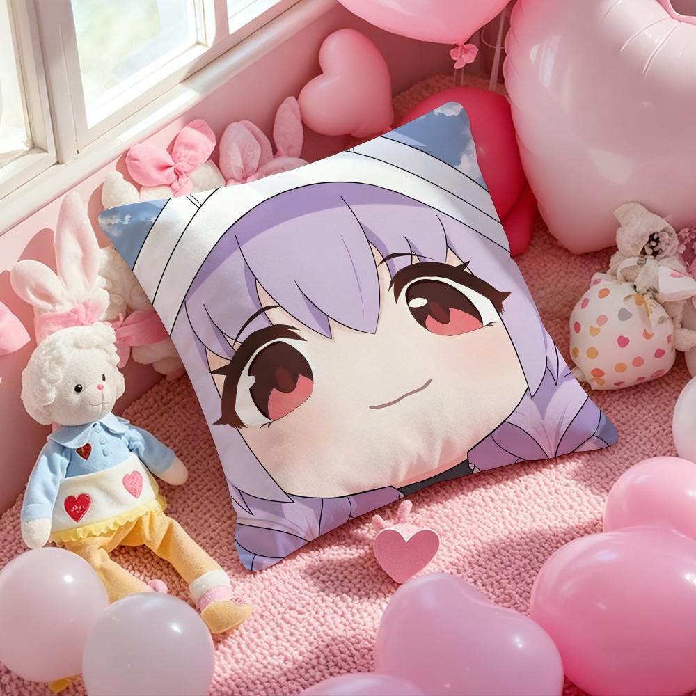 Anime Blue Archive Kawaii Girl Cushion Cover Pattern Printed Pillowcase for Living Room Sofa Cushion Cover & Bedroom Decor