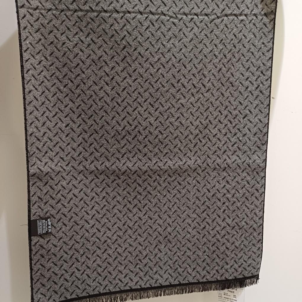 Men's Black Rayon Blend Muffler RO4C079 _New Core Ilsan Branch