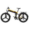 Foldable electric bicycle LANKELEISI XT750 Sport ,500W motor, a 48V 12.8Ah battery, a top speed of 35 km/h, a range of 110km, and 26*2.35 inch tires.