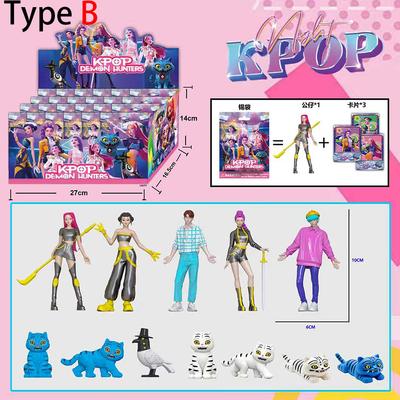 Selling K Pop Demon Hunters Blind Box Series Anime Figures Ornaments Dolls Fans Children Birthday Gift Random Blind Box