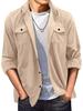 2024 Men's European American Suede Lapel Casual Jacket - Spring/Autumn Style