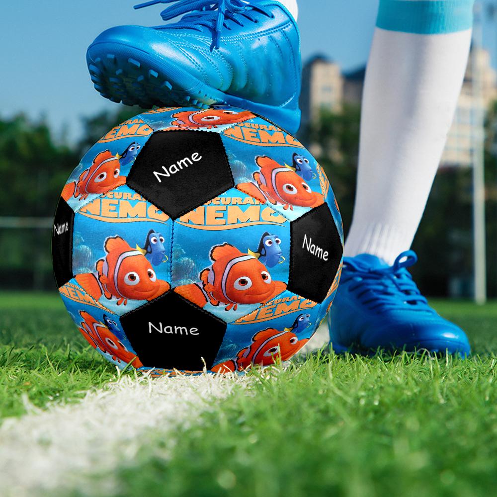 Custom Name Nemo Theme Size 5 Soccer Ball, Suitable for Both Indoor and Outdoor Matches, a Gift Suitable for Everyone.
