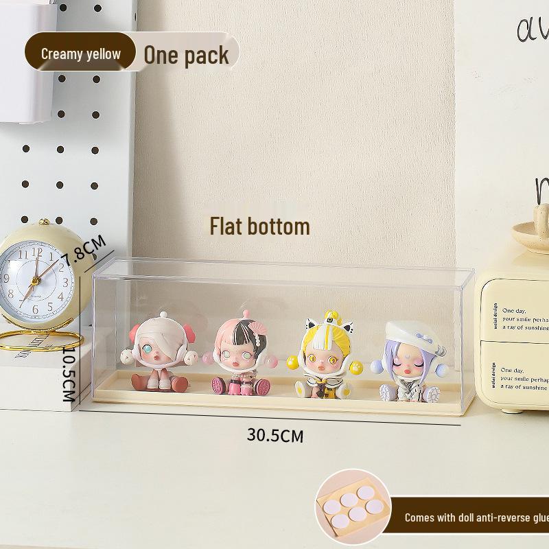 

Большой прозрачный акриловый дисплейный кейс для фигурок Pop Mart - Пыленепроницаемая коробка для хранения