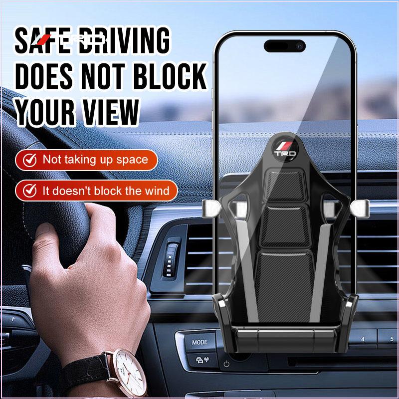 Car Air Vent Phone Mount Universal Shockproof GPS Clip Smartphone Stand for Toyota Trd Corolla Prius Yaris Hilux CHR Camry Auris Camry Prius Prado