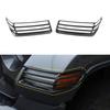 Carbon Fiber Wheel Eyebrow Light Lamp Cover Guard for Jeep Wrangler JL 2018-