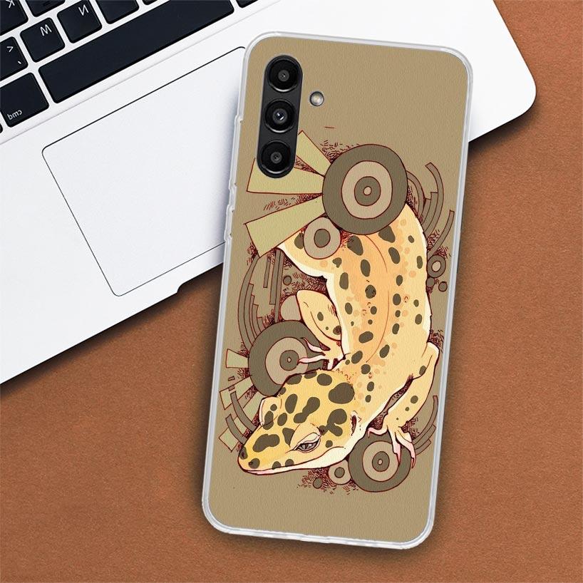 Lizards Geckos Phone Case For Samsung Galaxy A02S A12 A22 A32 A42 A52 A72 A51 A50S A71 A41 A31 A21S A70S A40 A30S A20E A10S A51