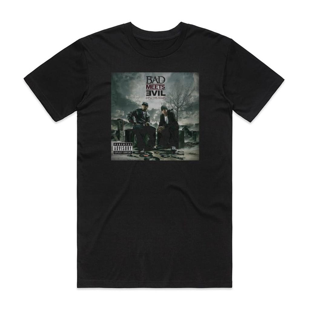 Bad Meets Evil Unisex Adult Burnt Cotton T-Shirt