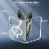 For Pixel 11 Pro Fold Clear Phone Case, Compatible with MagSafe Drop Protection Cover for Google Pixel 11 Pro Fold