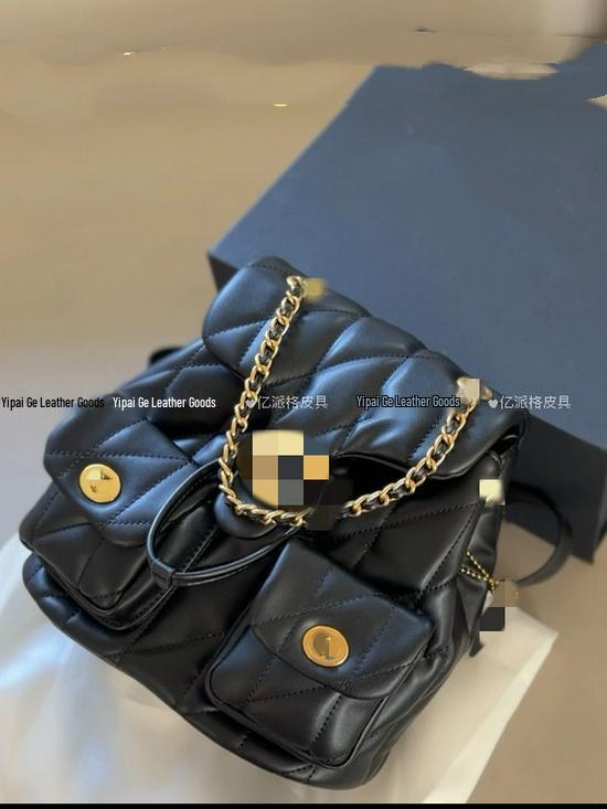 Kou Double Shoulder Quilted Lambskin Chain Bag – Versatile Handheld Crossbody Women's Fashion Bag