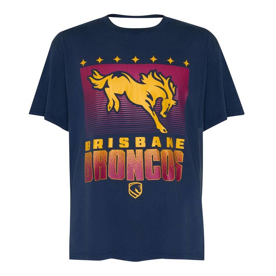 SEASONMARK Hot Sale 26/27 New Brisbane Broncos 2006 Vintage Throwback T-shirt NRL Rugby League Short Sleeve Tee S