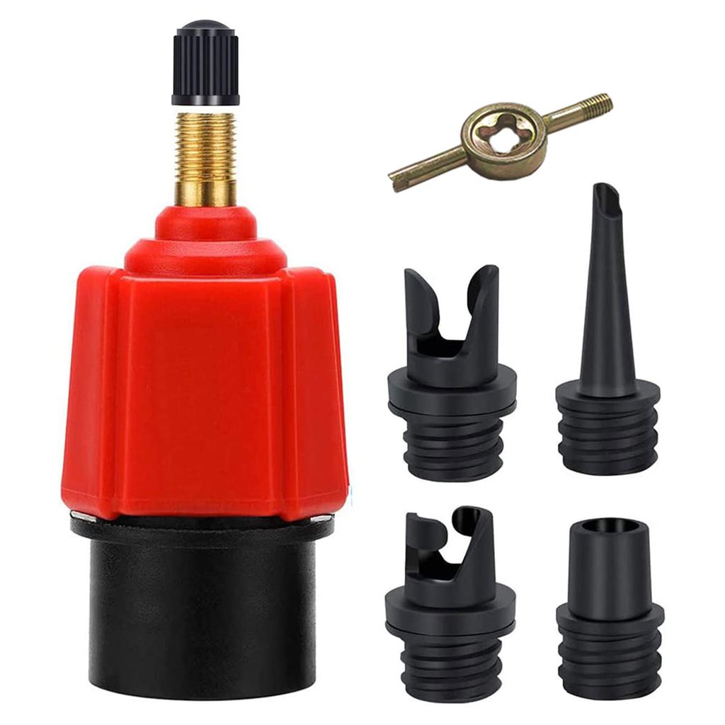 Air Valve Adaptor Wear-resistant Durable Rowing Boat Air Valve Adaptor Nylon Paddle Kayak Inflatable Pump Adapter for SUP Board