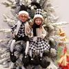New Christmas Elf Plush Toys Home Decor Couple Elves Holiday Dolls Toy New Year Gift Kids Room Decoration Navidad Natal Xmas