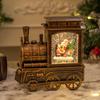 Christmas decorations LDE lights Christmas train snowflake lights Christmas desktop decoration ideas