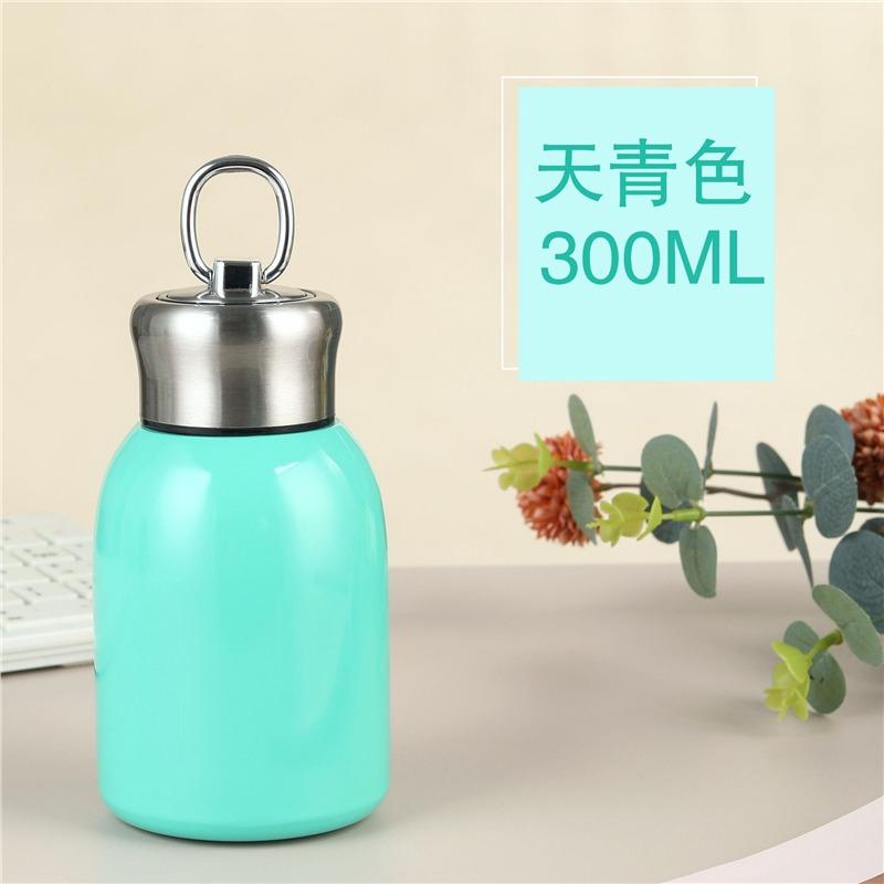 Retro Light Luxury Thermos Cup for Girls, High-end Water Cup, Mini Portable Large Belly Cup, Chinese Style Small Thermos Cup, Te