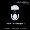 Patinhas de Mouse Jade Speed PTFE para Logitech G Pro X Superlight 2 Bordas Arredondadas Pés de Reposição Ultra Suaves