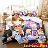 3D Amano Pikamee Anime Bedding Set Printed Duvet Cover Pillowcase Single Double Style Queen King Size Sets Home