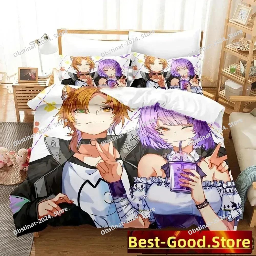 3D Amano Pikamee Anime Bedding Set Printed Duvet Cover Pillowcase Single Double Style Queen King Size Sets Home