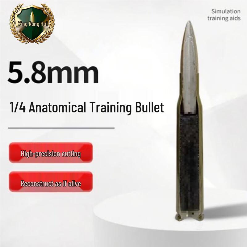 Xing Rong Hui 5.8mm Quarter Dissection Bullet Training Model