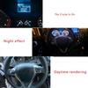 Car Frame Panel Steering Wheel Cover +Cruise Control Buttons + Wire For Ford Fiesta MK7 MK8 Ecosport 2013-2015
