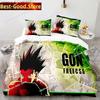 Hunter X Hunter 3D Japanese Anime Bedding Set Printed Set Duvet Cover Sheet Pillowcase Bed Soft Quilt Cover Full Queen King Size