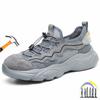 Summer Safety Shoes Breathable Work Shoes with Steel Toe Mesh Work Sneakers Anti Smash Anti Stab Construction Work Boots for Men