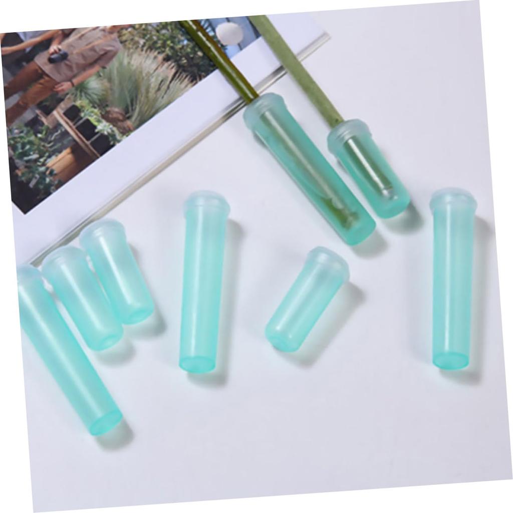FRCOLOR Flower Nutrition Tube Flower Tube 7cm Flower Water Tube of Cut Flower Life Extension Tube Transparent Flower Water Tube Water Cultivation