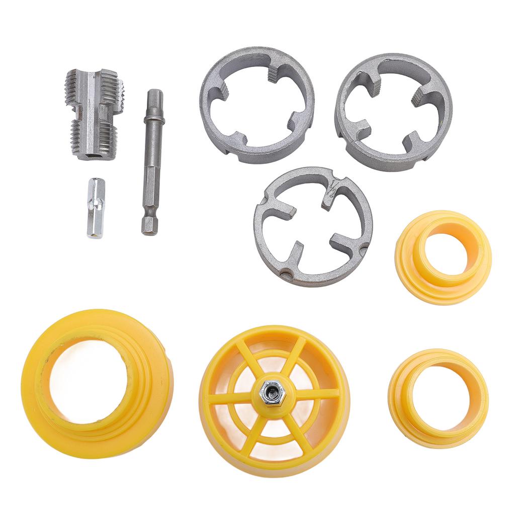 PPR Pipe Threader Kit 14 Inch Hex Shank G12 G34 Standard Thread Pipe Threader Plumbing Tools